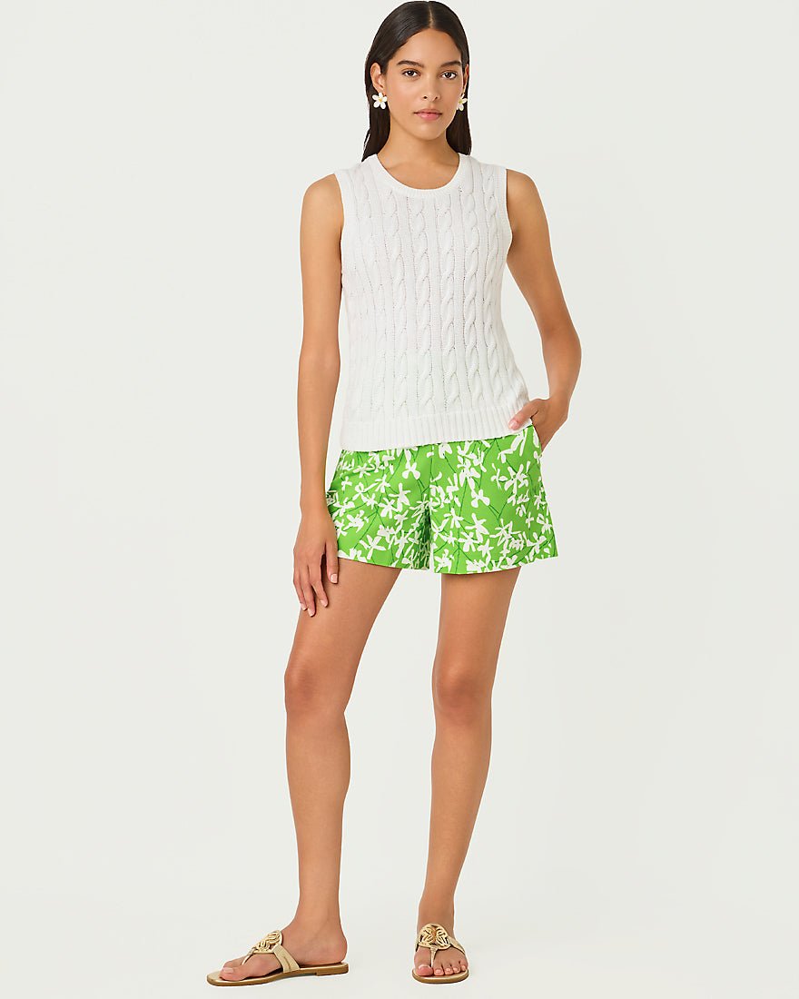 Lilly Pulitzer - Sarissa Stretch Short - Crocodile Green Liza