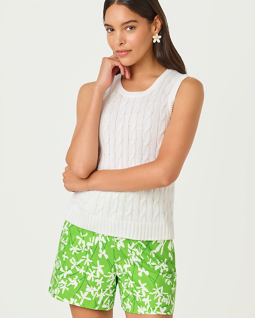 Lilly Pulitzer - Sarissa Stretch Short - Crocodile Green Liza