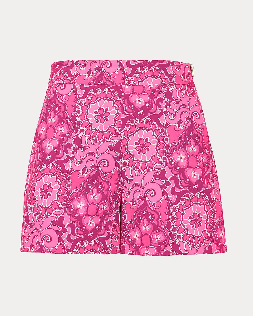Lilly Pulitzer - Sarissa Stretch Short - Pink Aster The Casbah Allover
