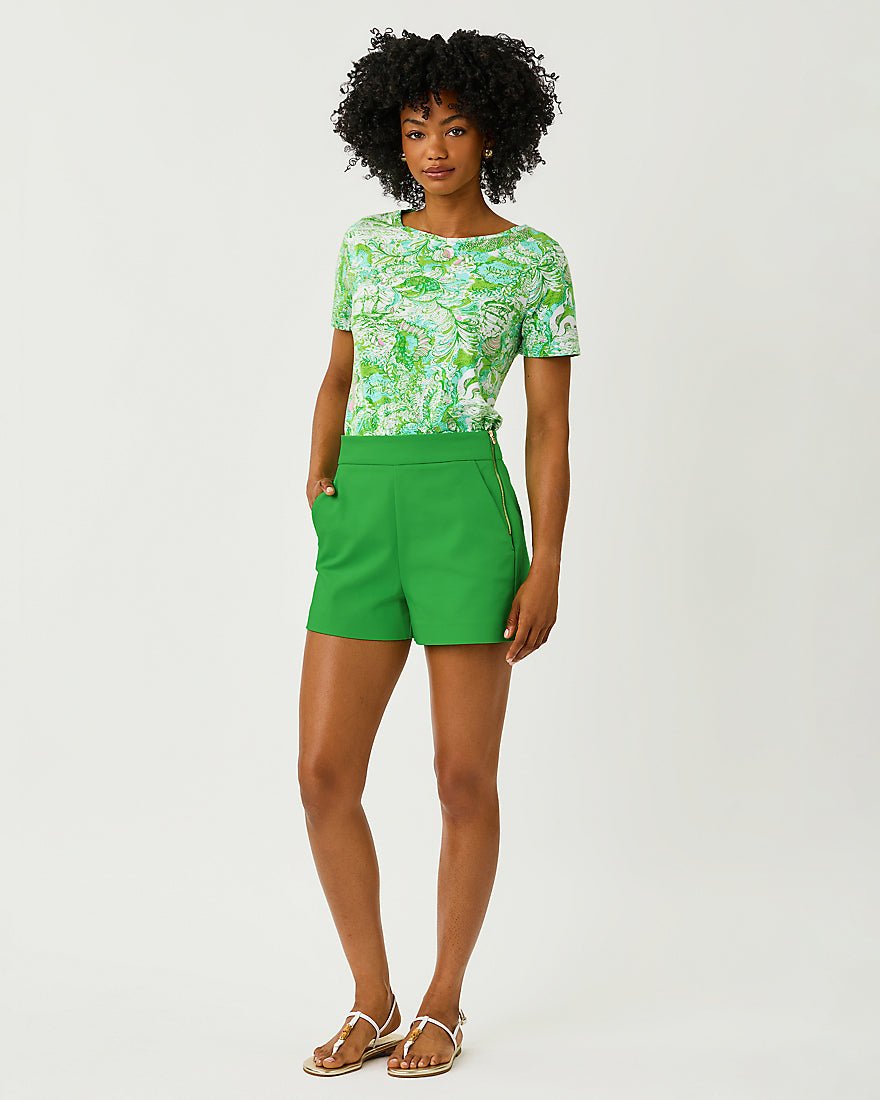Lilly Pulitzer - Sarissa Stretch Short - Terrace Green