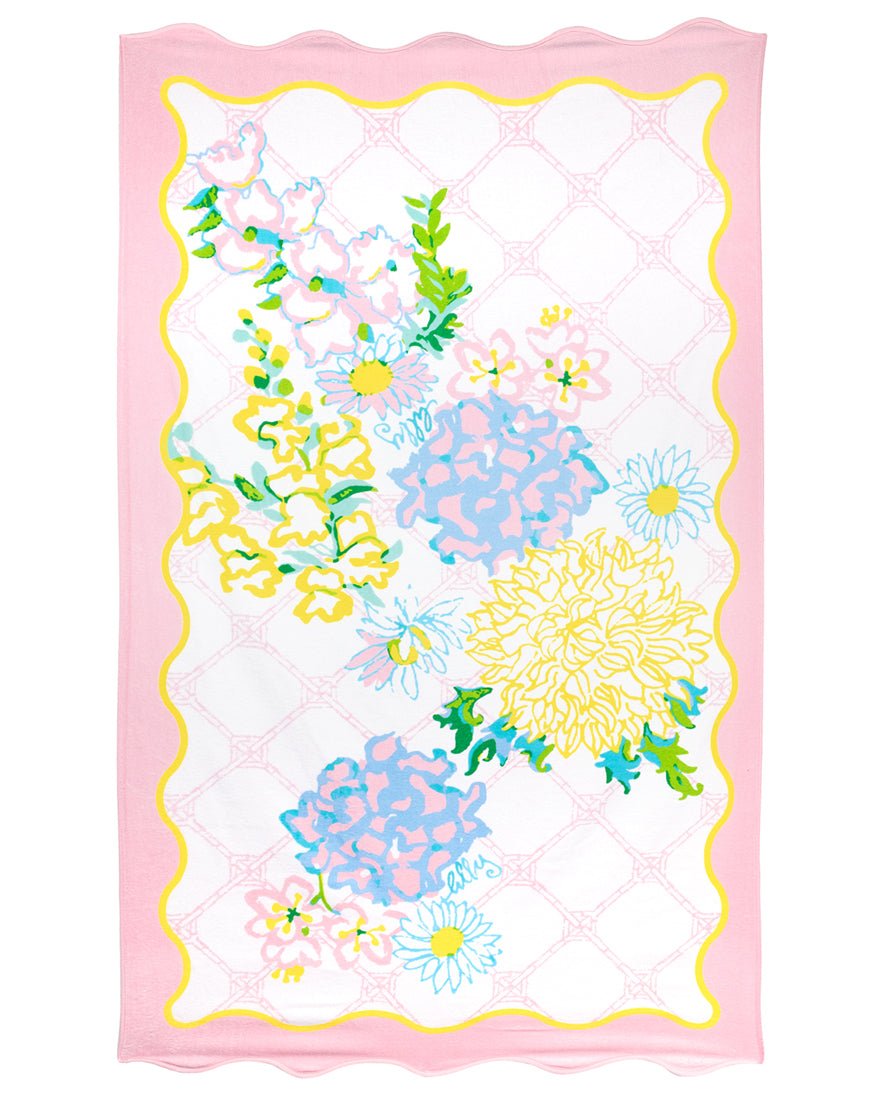 Lilly Pulitzer - Scalloped Beach Towel - Lilly Garden Home