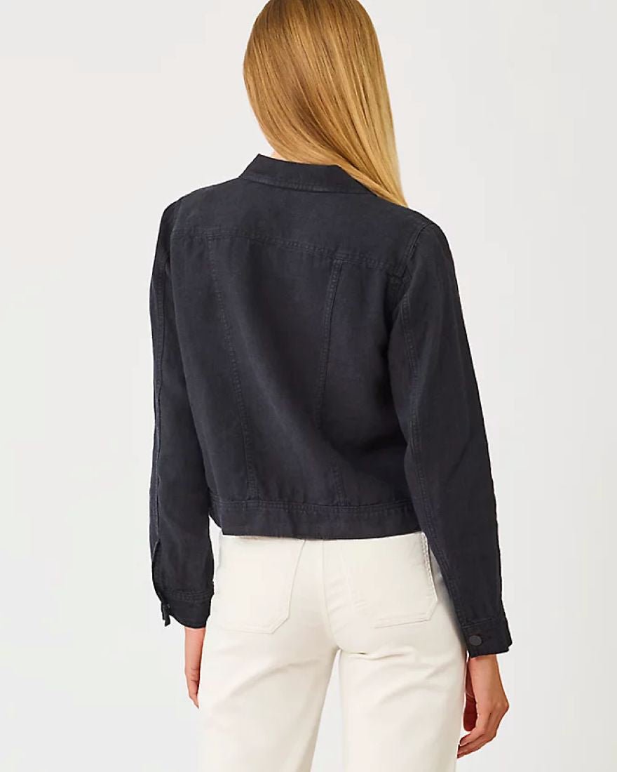 Lilly Pulitzer - Seaspray Linen Jacket - Noir X Noir