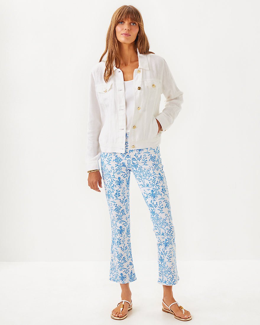 Lilly Pulitzer - Seaspray Linen Jacket - Resort White