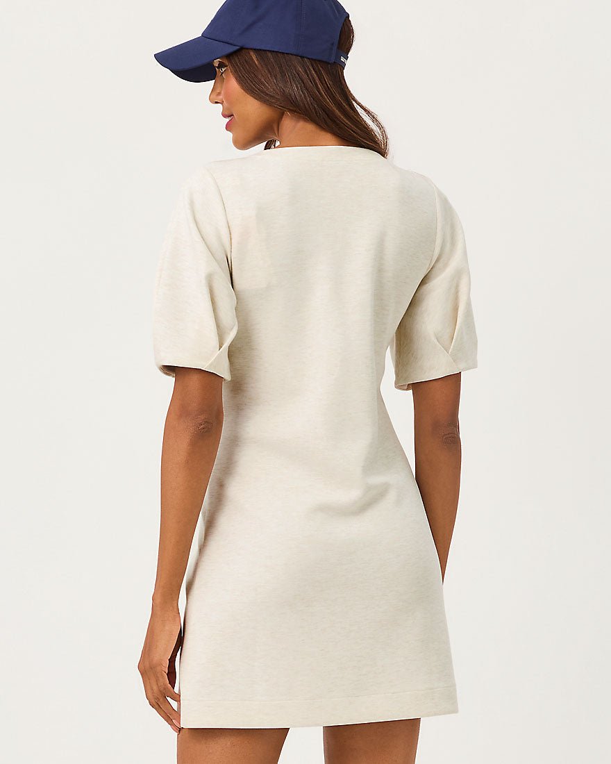 Lilly Pulitzer - Semana Bubble Sleeve Dress - Heathered Coconut