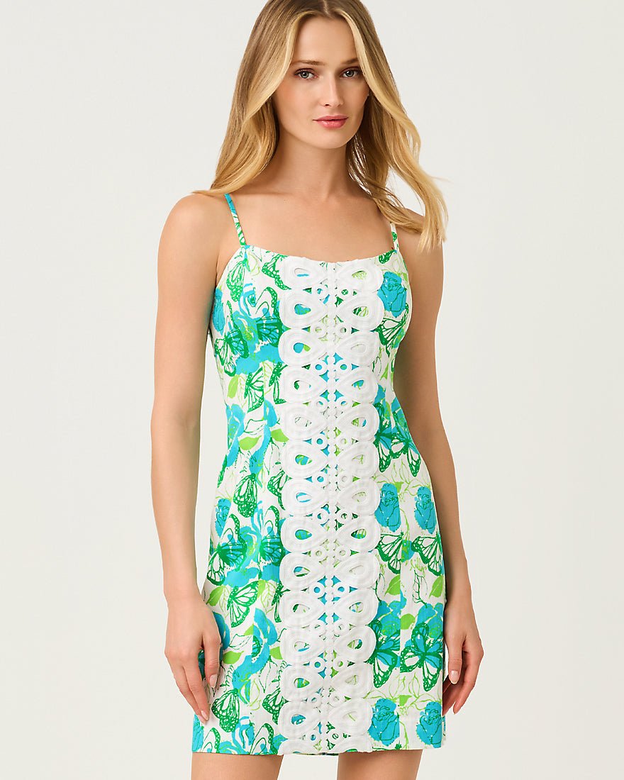 Lilly Pulitzer - Shelli Stretch Dress - Resort White Monarch Rose