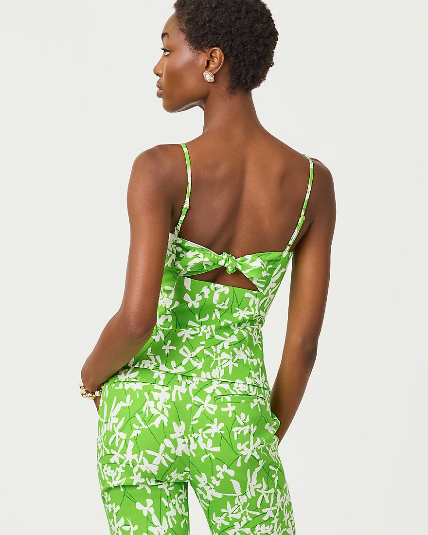 Lilly Pulitzer - Shelli Stretch Top - Crocodile Green Liza