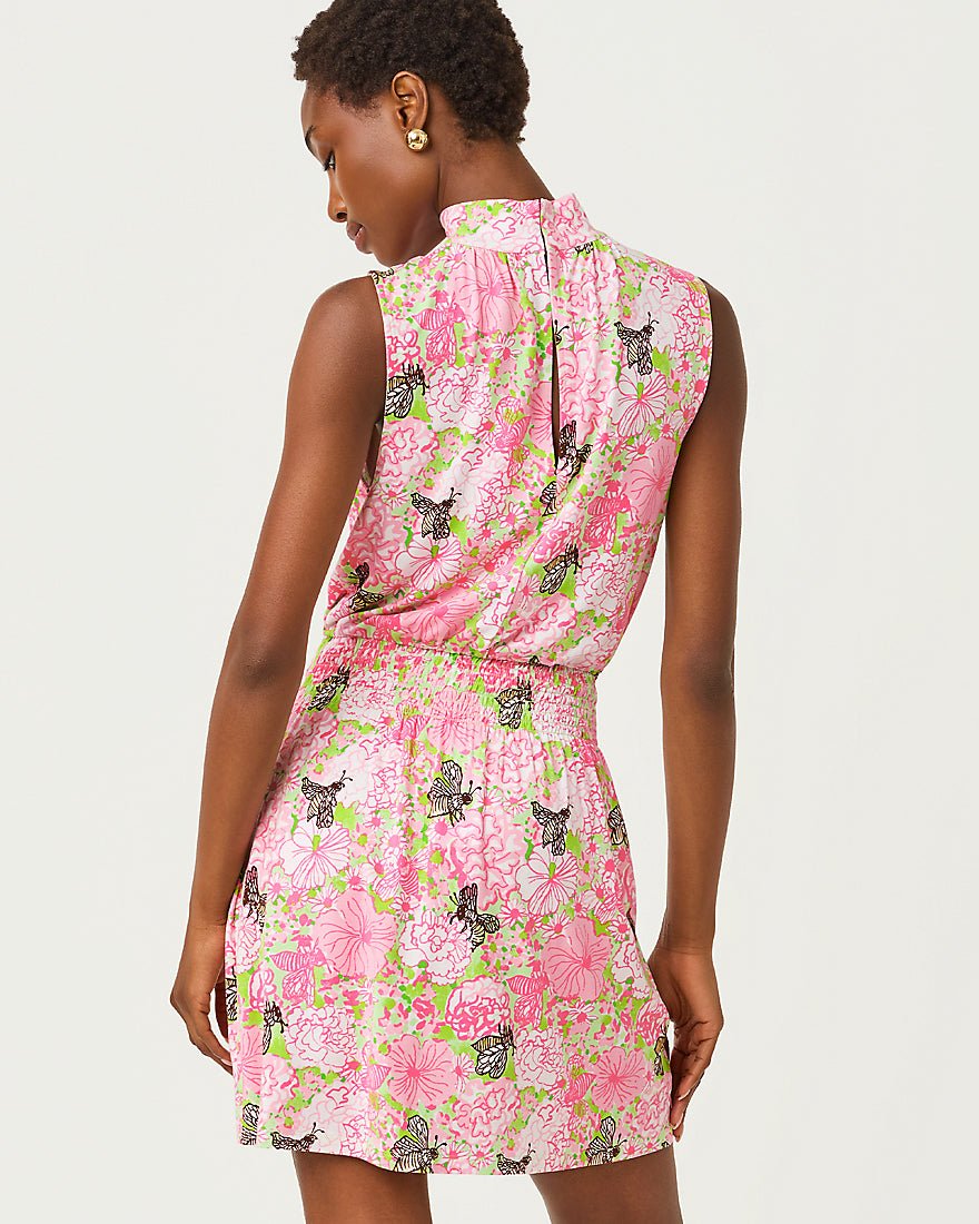 Lilly Pulitzer - Sherah Skirted Romper - Pistachio Macaron Bees Knees