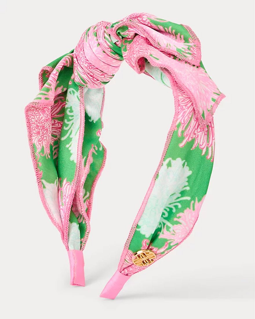 Lilly Pulitzer - Side Bow Knotted Headband - Tennessee Hibiscus