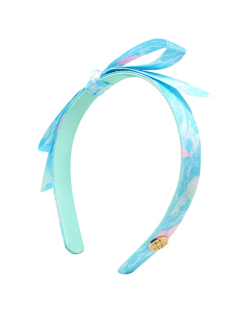 Lilly Pulitzer - Slim Bow Headband - Capri Blue Shelden