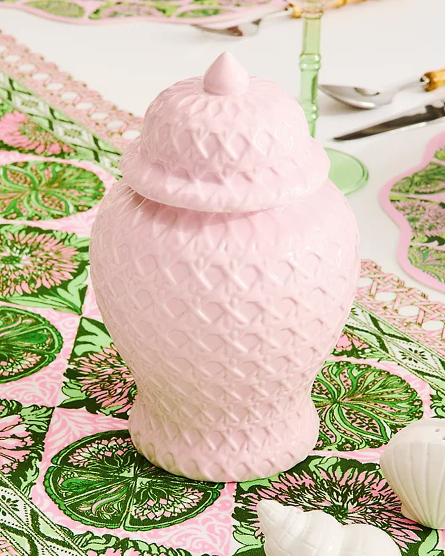 Lilly Pulitzer - Small Ginger Jar - Oleander Pink