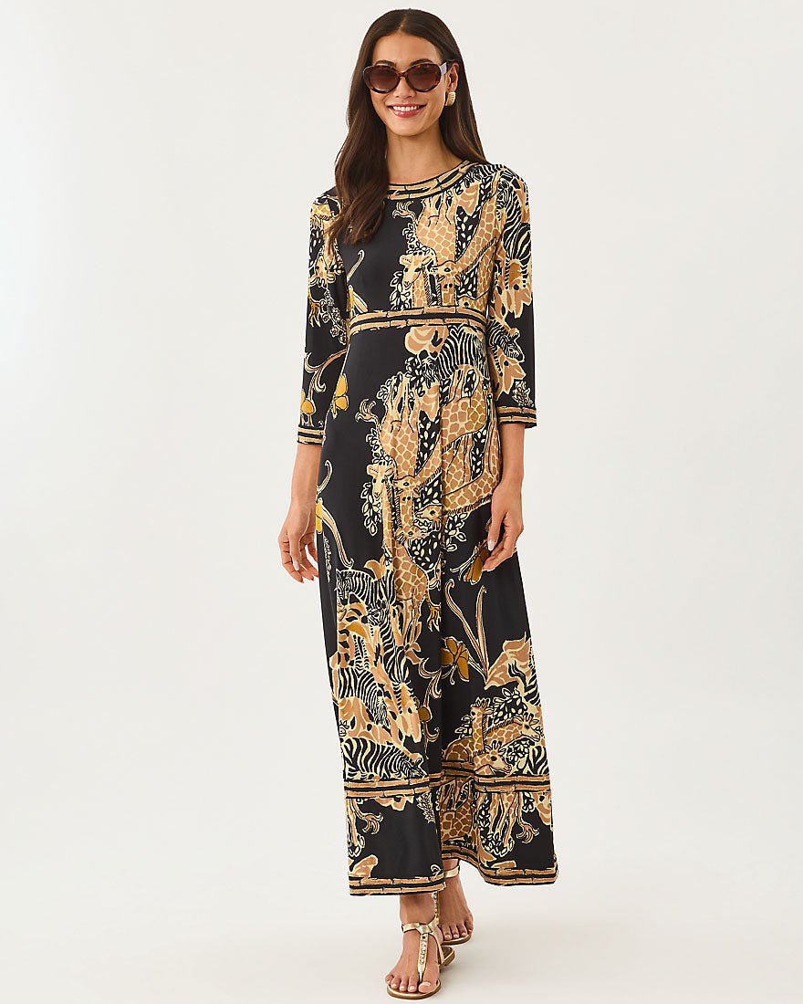 Lilly Pulitzer - Solana Maxi Dress - Onyx Striped Safari