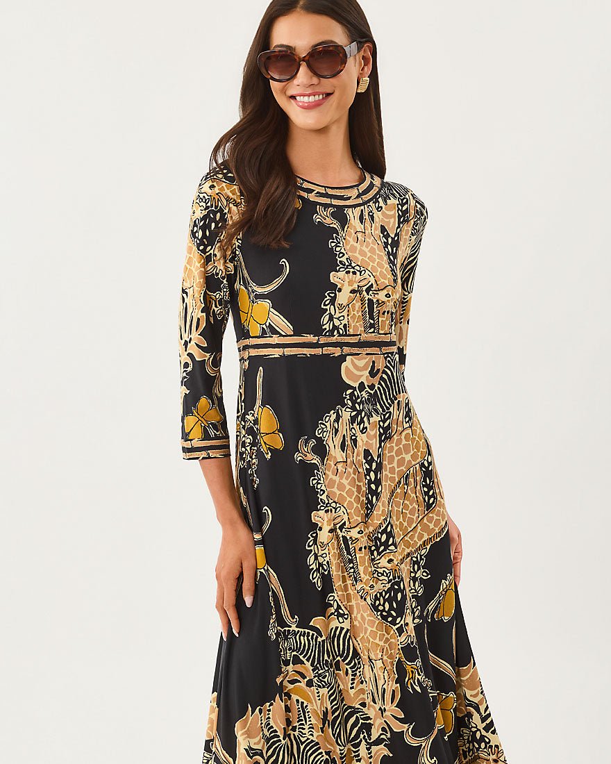 Lilly Pulitzer - Solana Maxi Dress - Onyx Striped Safari