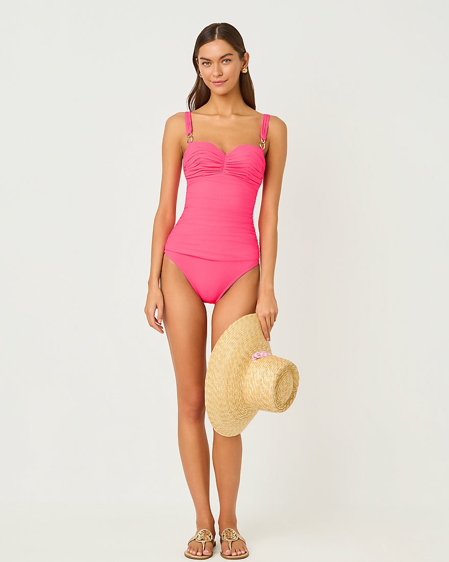 Lilly Pulitzer - Solaria One Piece Swimsuit - Cherry Blossom Pink