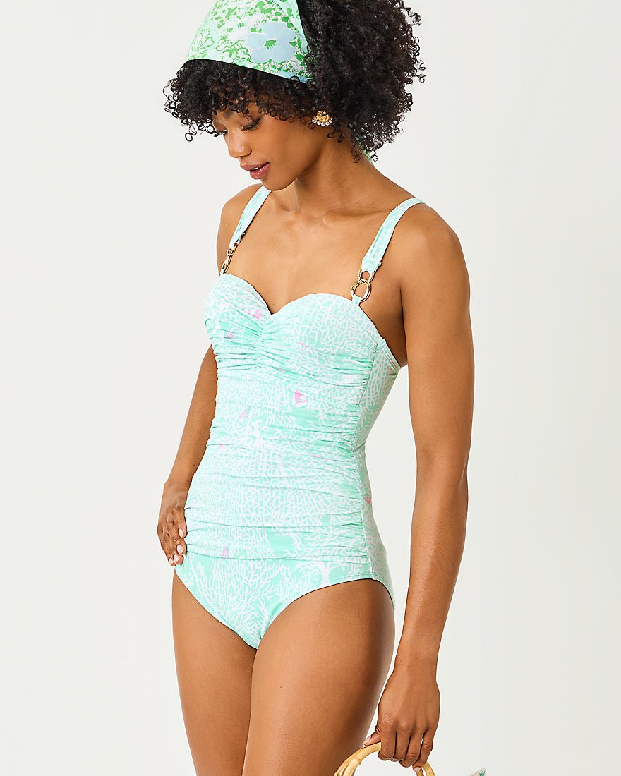 Lilly Pulitzer - Solaria One Piece Swimsuit - Mint Condition Fantastical