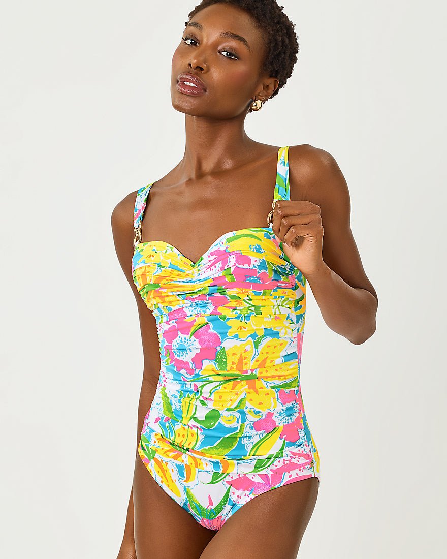 Lilly Pulitzer - Solaria One Piece Swimsuit - Multi Lovely Lilly