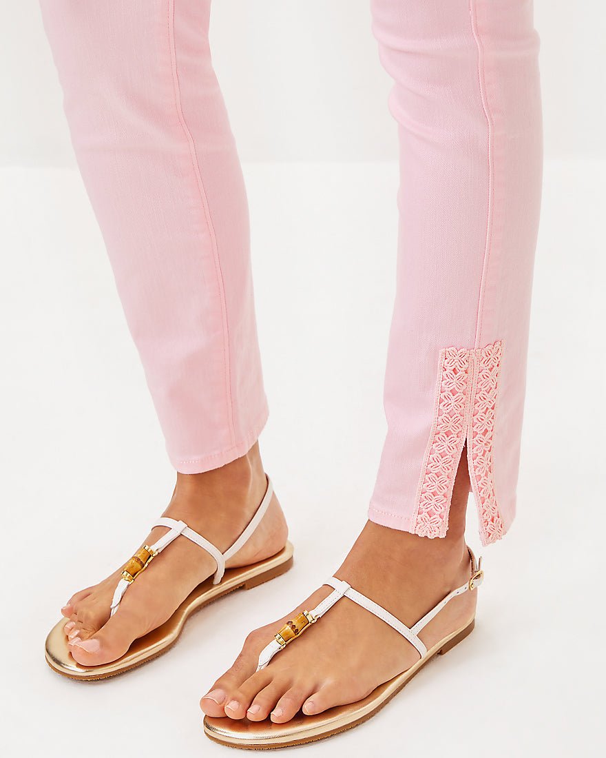 Lilly Pulitzer - South Ocean High Rise Skinny Denim Jean - Pink Muse