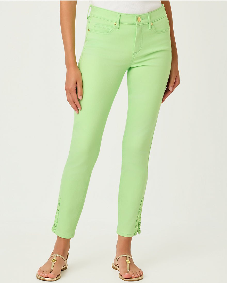 Lilly Pulitzer - South Ocean High Rise Skinny Jean - Pistachio Macaron