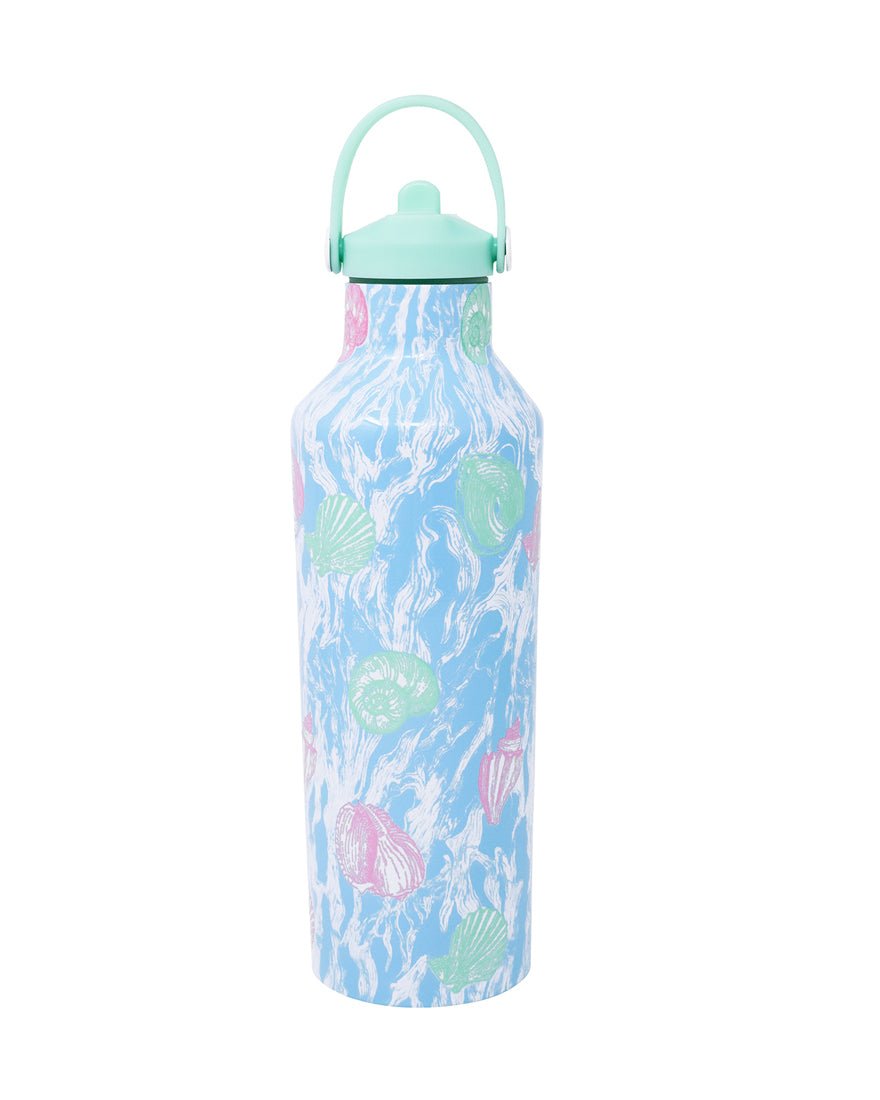 Lilly Pulitzer - Stainless Steel Water Bottle - Capri Blue Shelden