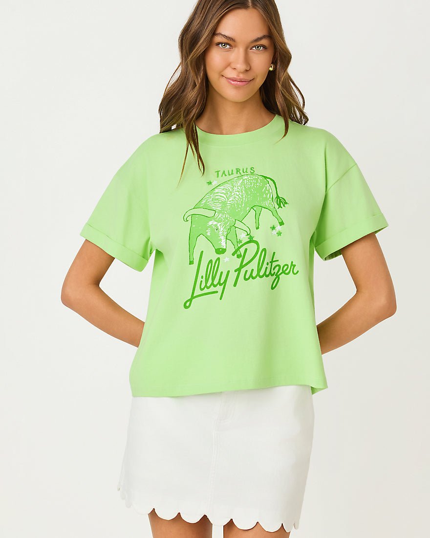 Lilly Pulitzer - Stella Knit Top - Multi Taurus Graphic