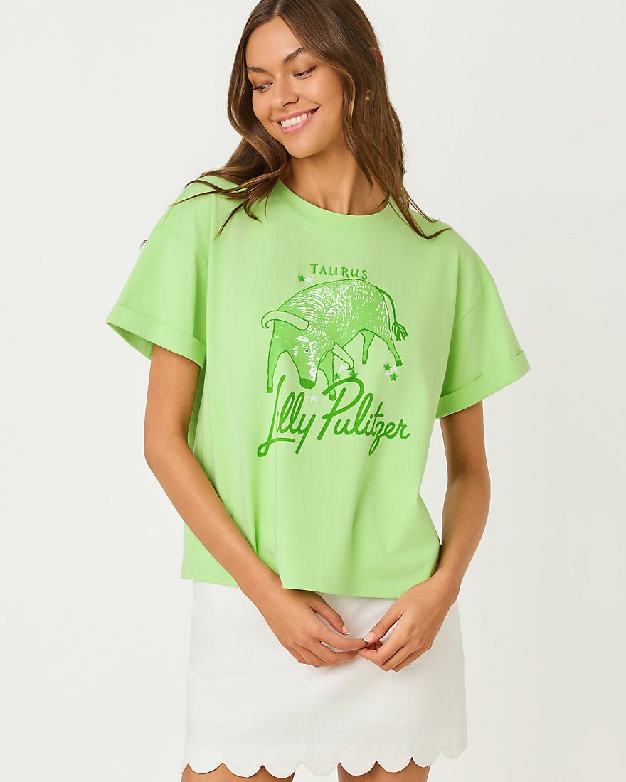 Lilly Pulitzer - Stella Knit Top - Multi Taurus Graphic