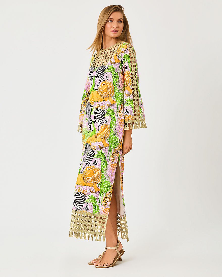 Lilly Pulitzer - Strothers Stretch Maxi Shift Dress - Multi Lillys Zoo