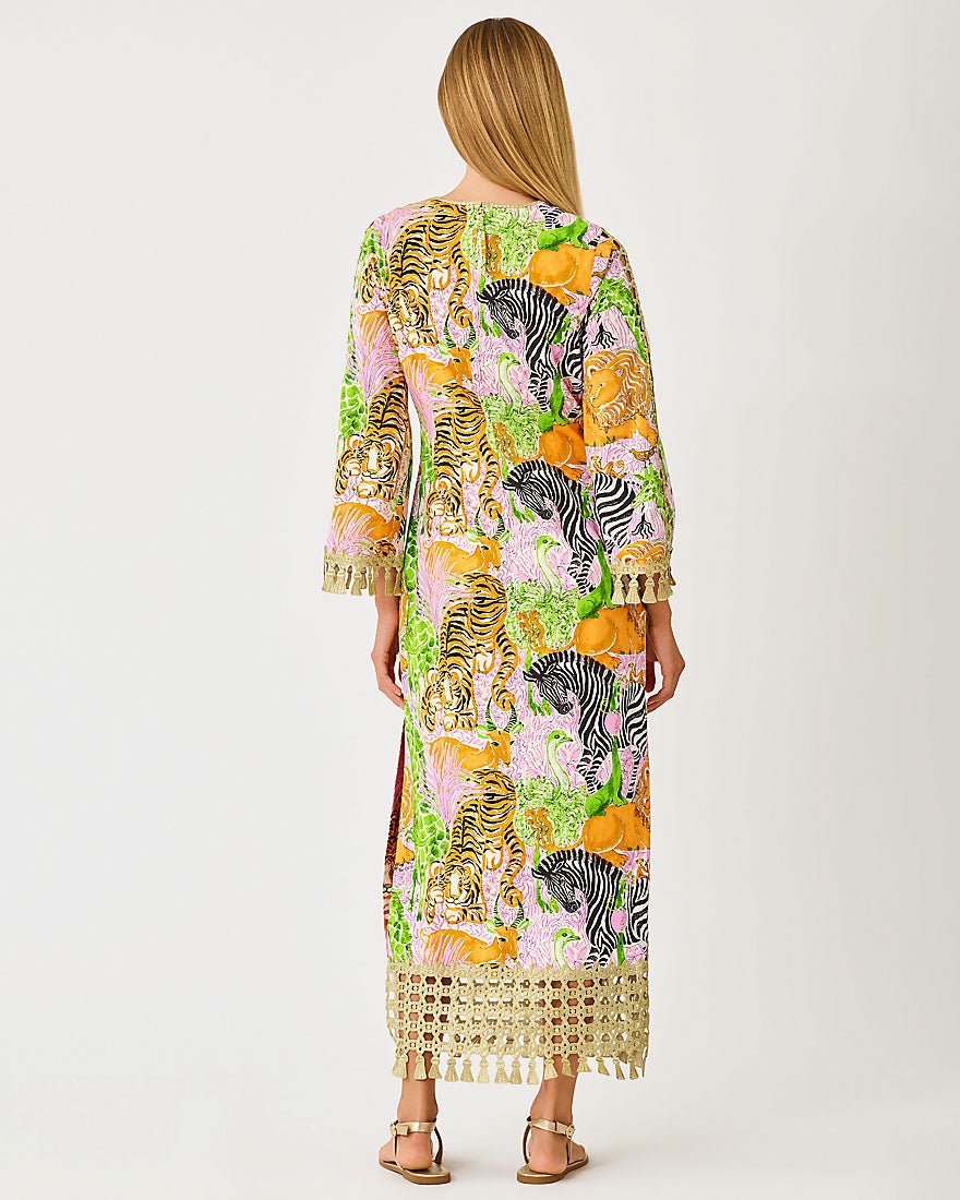Lilly Pulitzer - Strothers Stretch Maxi Shift Dress - Multi Lillys Zoo