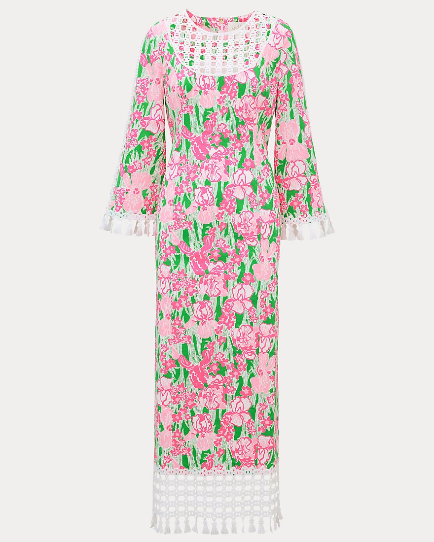 Lilly Pulitzer - Strothers Stretch Maxi Shift Dress - Putting Green Hannah