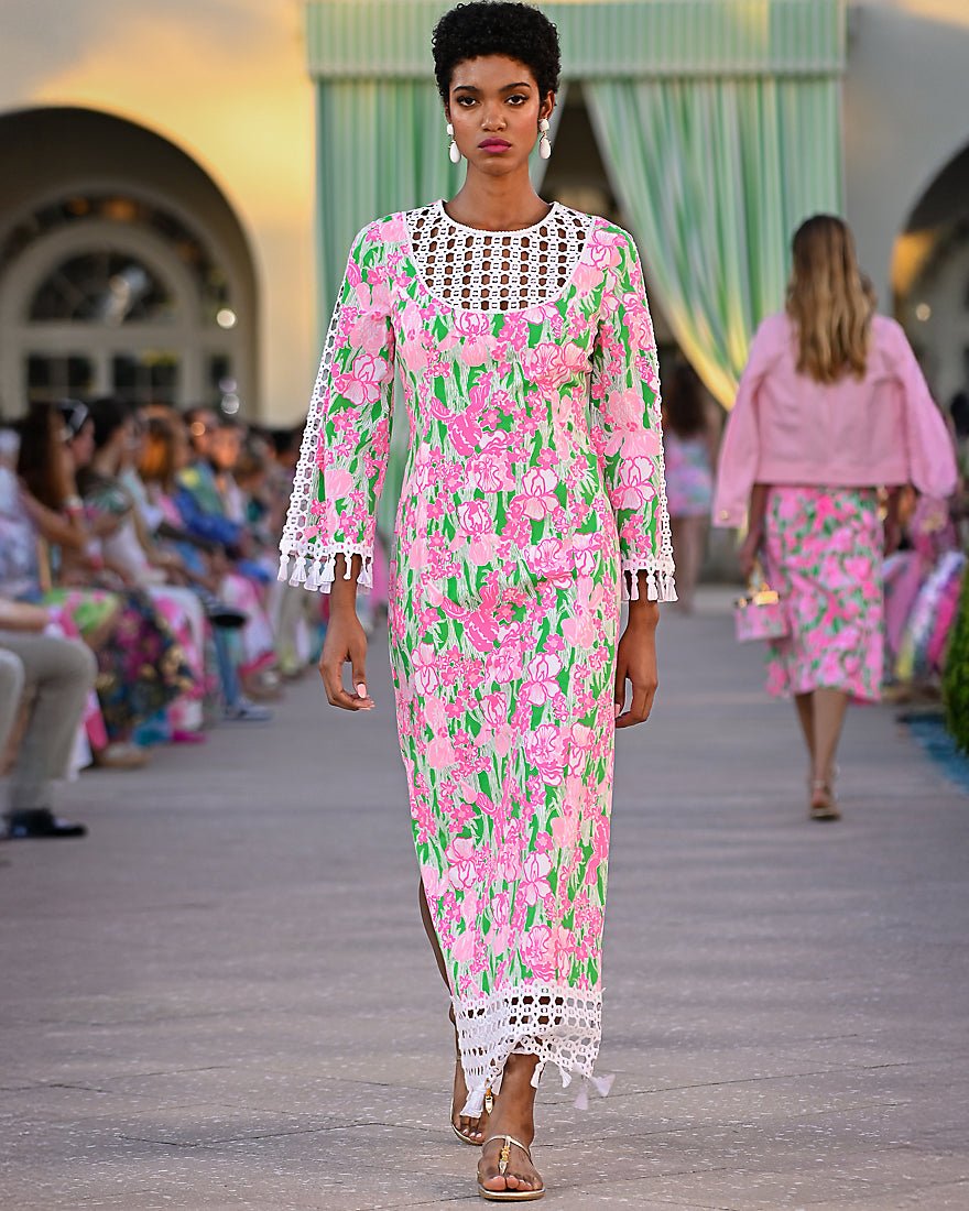Lilly Pulitzer - Strothers Stretch Maxi Shift Dress - Putting Green Hannah