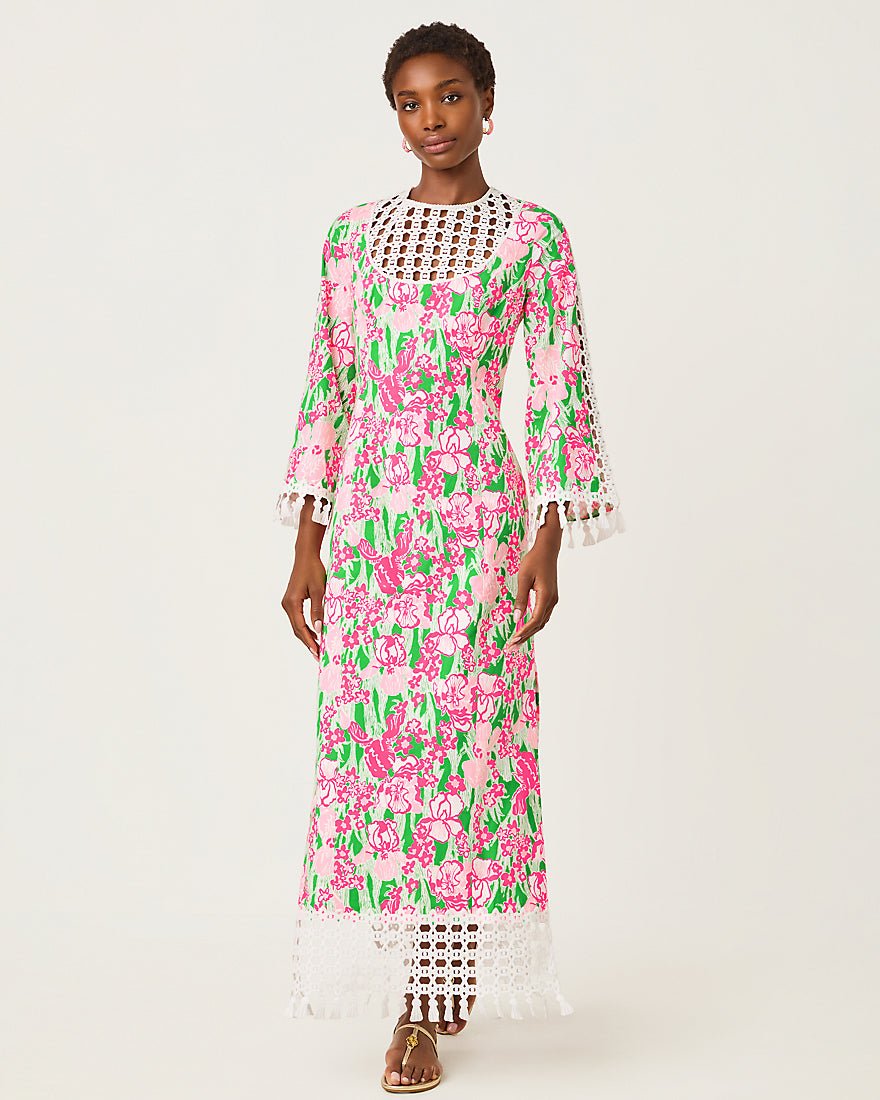 Lilly Pulitzer - Strothers Stretch Maxi Shift Dress - Putting Green Hannah