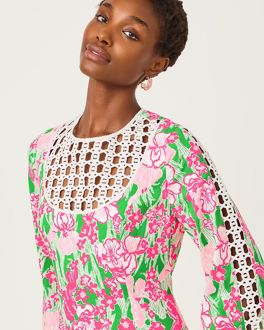 Lilly Pulitzer - Strothers Stretch Maxi Shift Dress - Putting Green Hannah