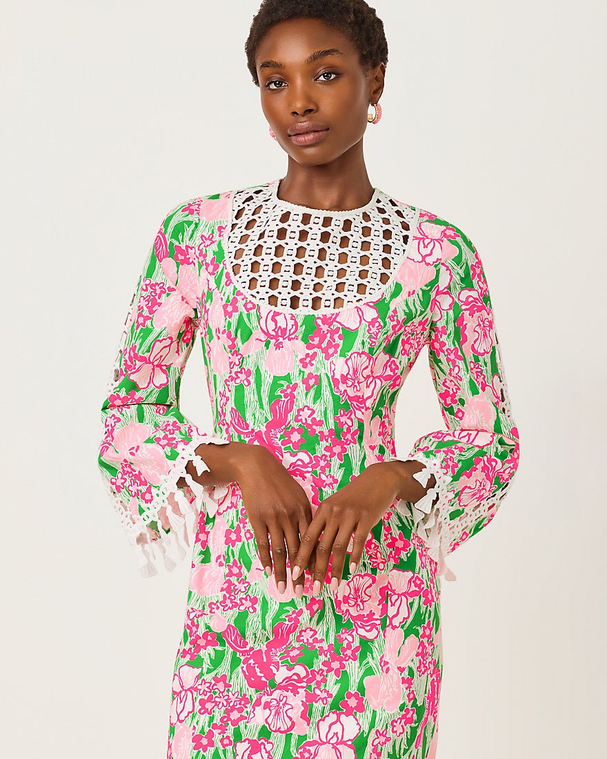 Lilly Pulitzer - Strothers Stretch Maxi Shift Dress - Putting Green Hannah