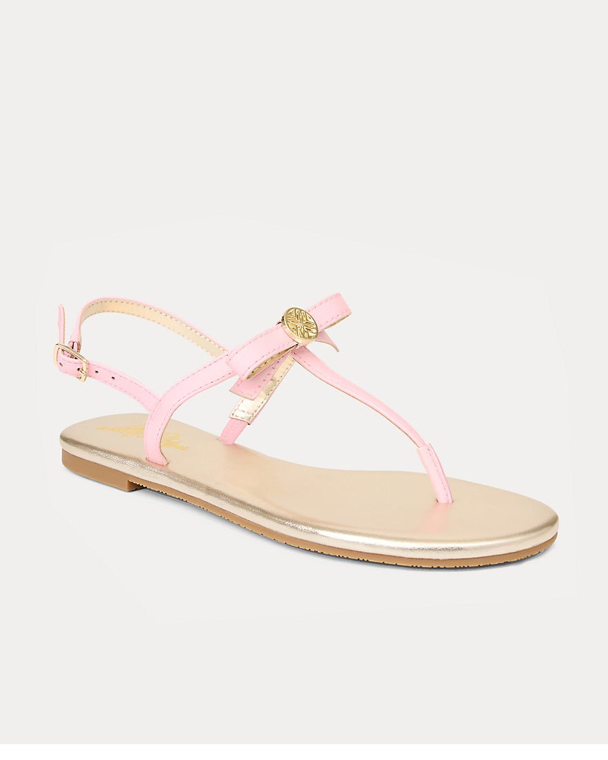 Lilly Pulitzer - Teighen Bow Sandal - Resort White