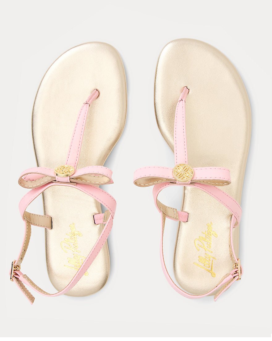 Lilly Pulitzer - Teighen Bow Sandal - Resort White