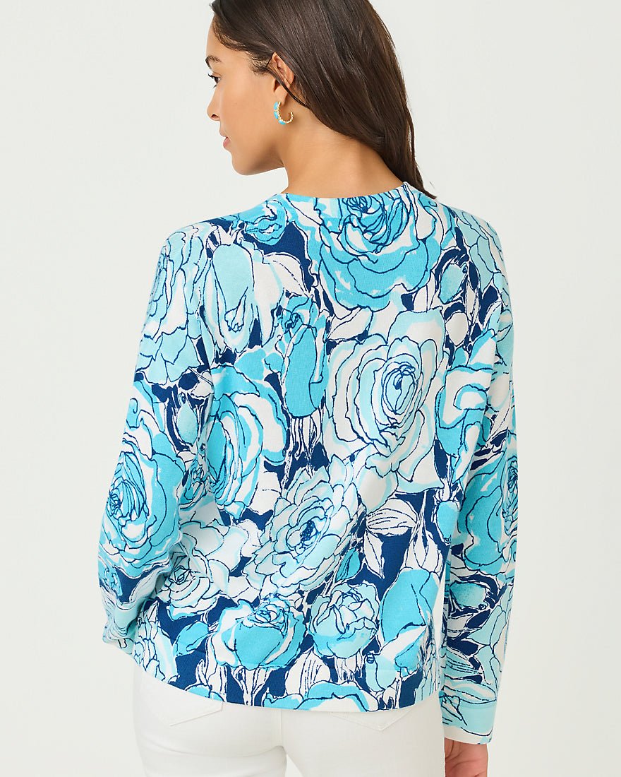 Lilly Pulitzer - Tensley Sweater - Capri Blue Rosanna