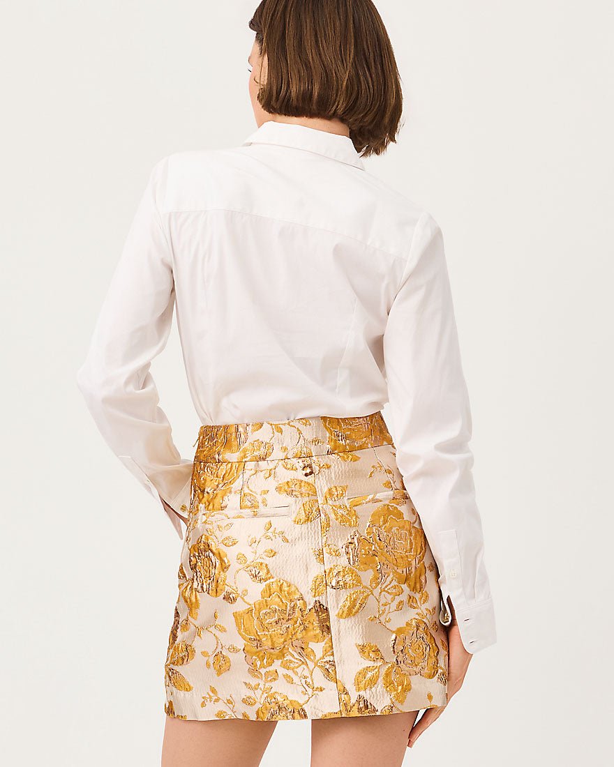 Lilly Pulitzer - The Fitted Lilly Tuxedo Shirt - Resort White