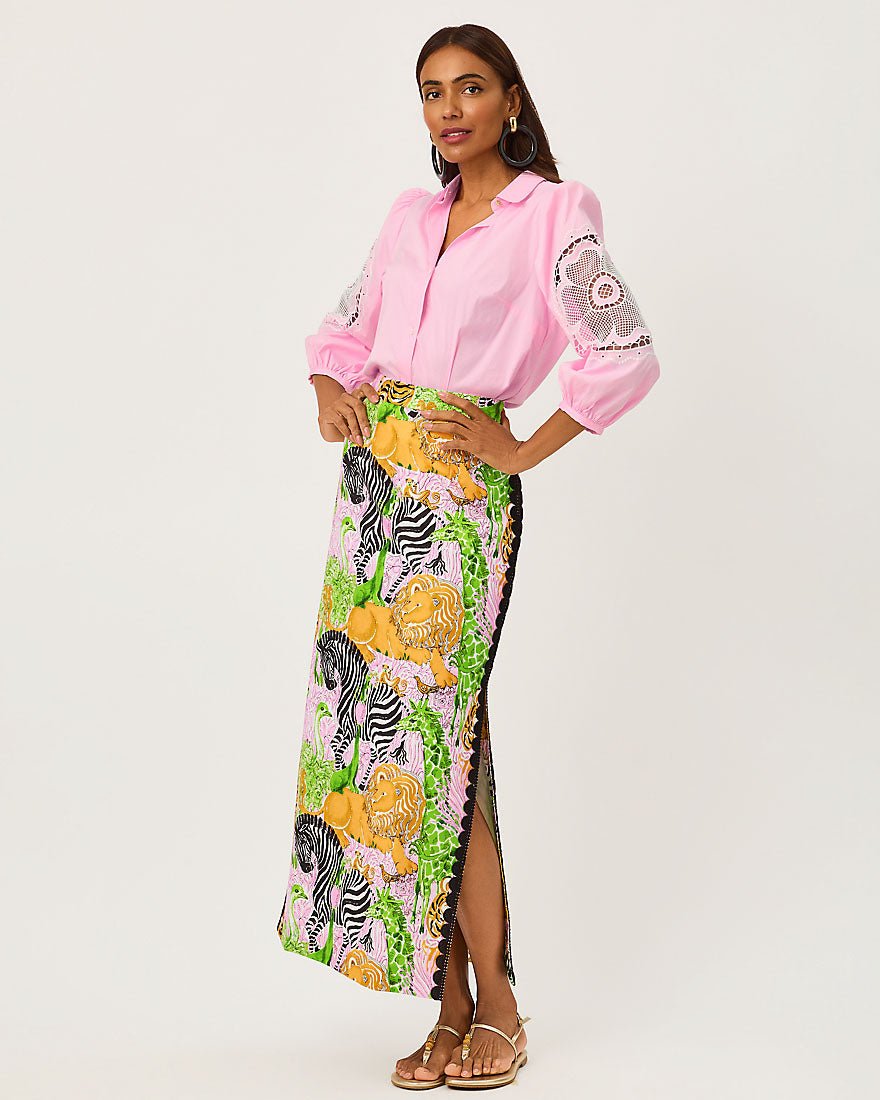 Lilly Pulitzer - The Flower Lace Lilly Shirt - Oleander Pink