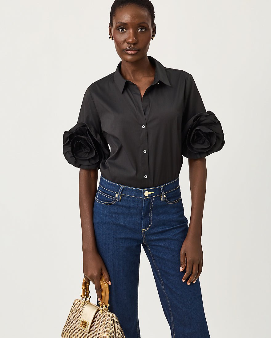 Lilly Pulitzer - The Flower Lilly Shirt - Noir