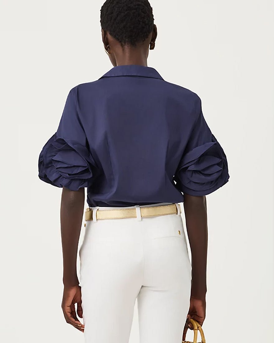 Lilly Pulitzer - The Flower Lilly Shirt - True Navy