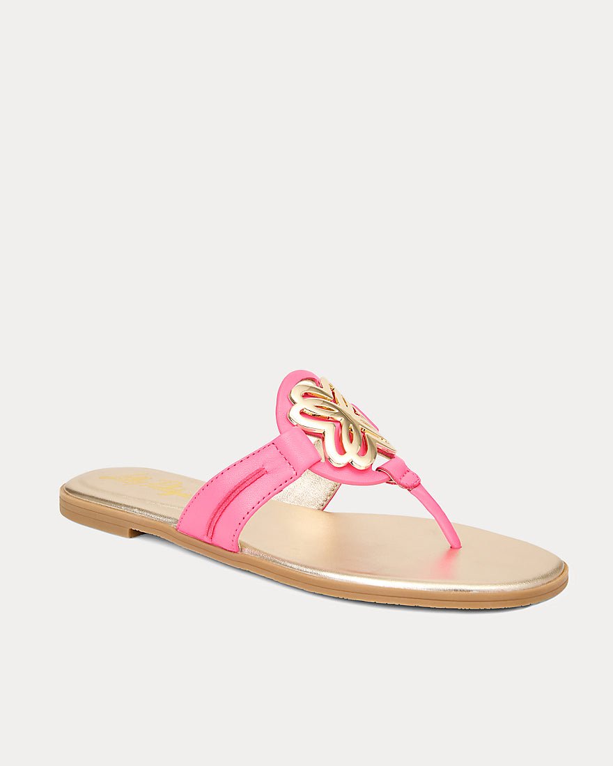Lilly Pulitzer - The Lilly Sandal - Cherry Blossom Pink