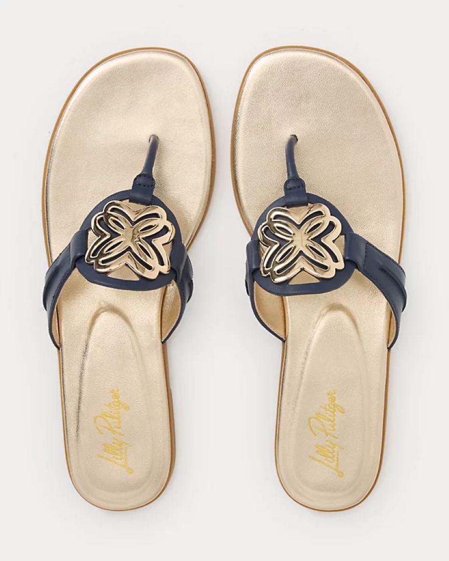Lilly Pulitzer - The Lilly Sandal - True Navy