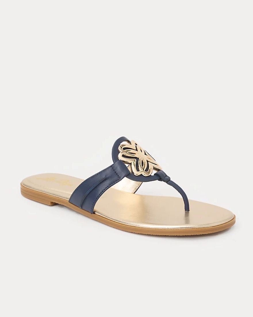 Lilly Pulitzer - The Lilly Sandal - True Navy