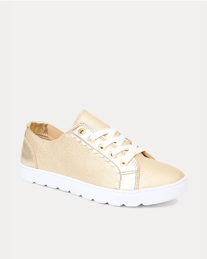 Lilly Pulitzer - The Lilly Sneaker - Gold Metallic