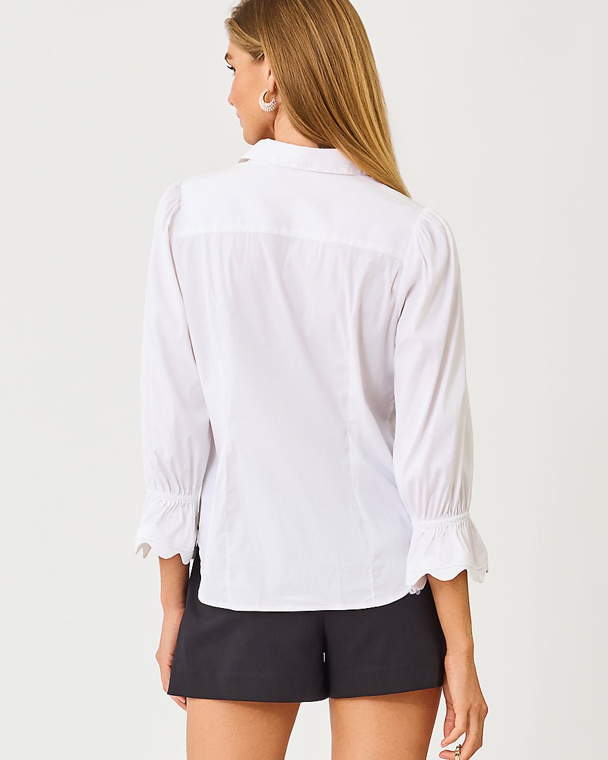 Lilly Pulitzer - The Ricrac Lilly Shirt - Resort White