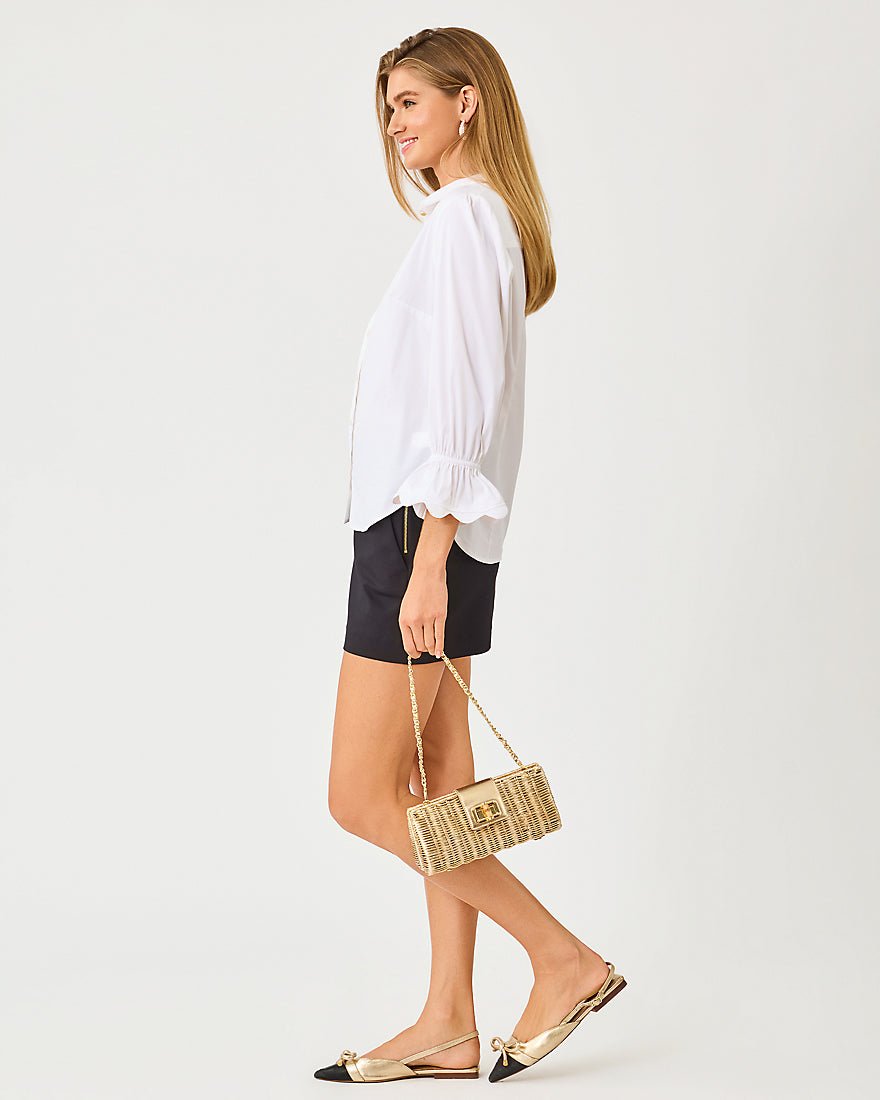 Lilly Pulitzer - The Ricrac Lilly Shirt - Resort White