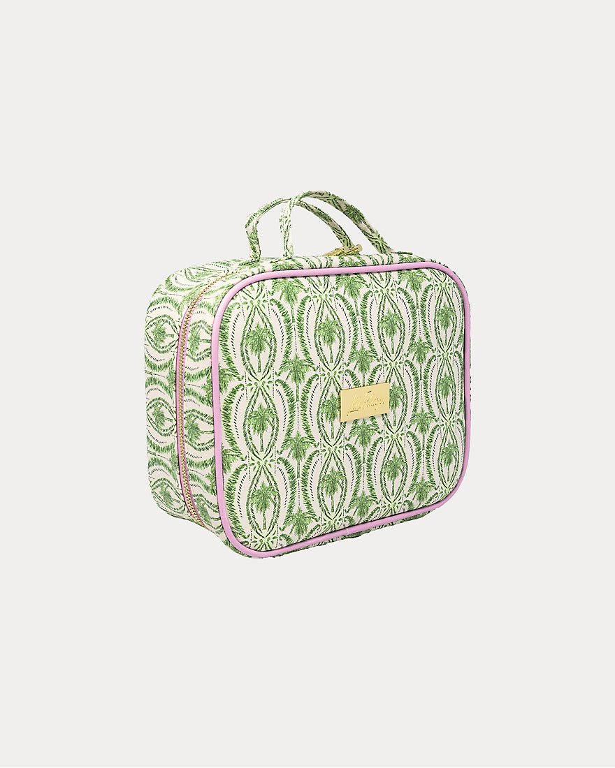 Lilly Pulitzer - Toiletry Case - Coconut Textured Palm Stripe