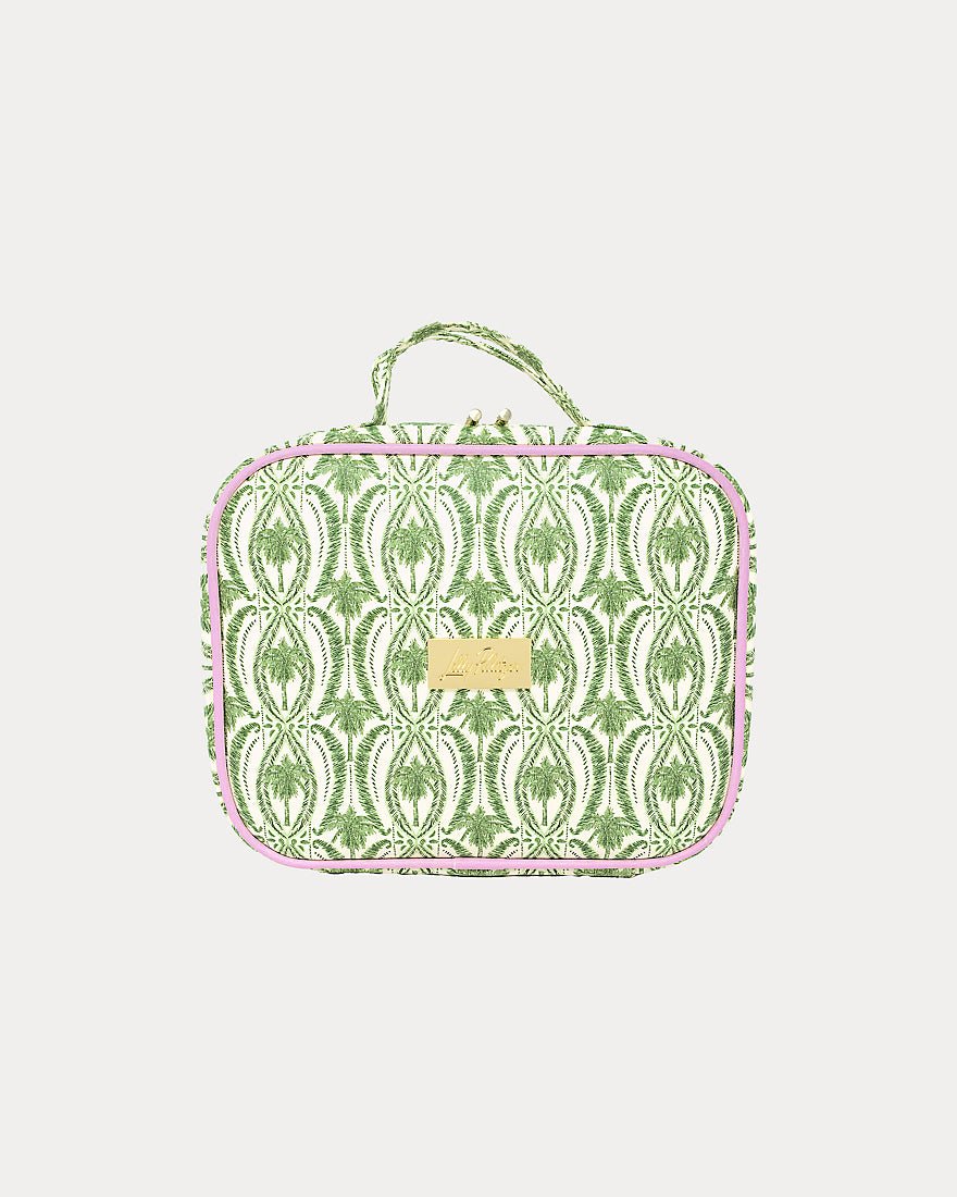 Lilly Pulitzer - Toiletry Case - Coconut Textured Palm Stripe