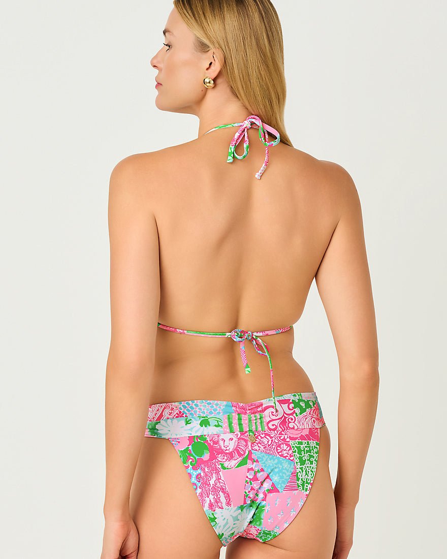 Lilly Pulitzer - Trey Bikini Bottom - Multi Crazy Quilt