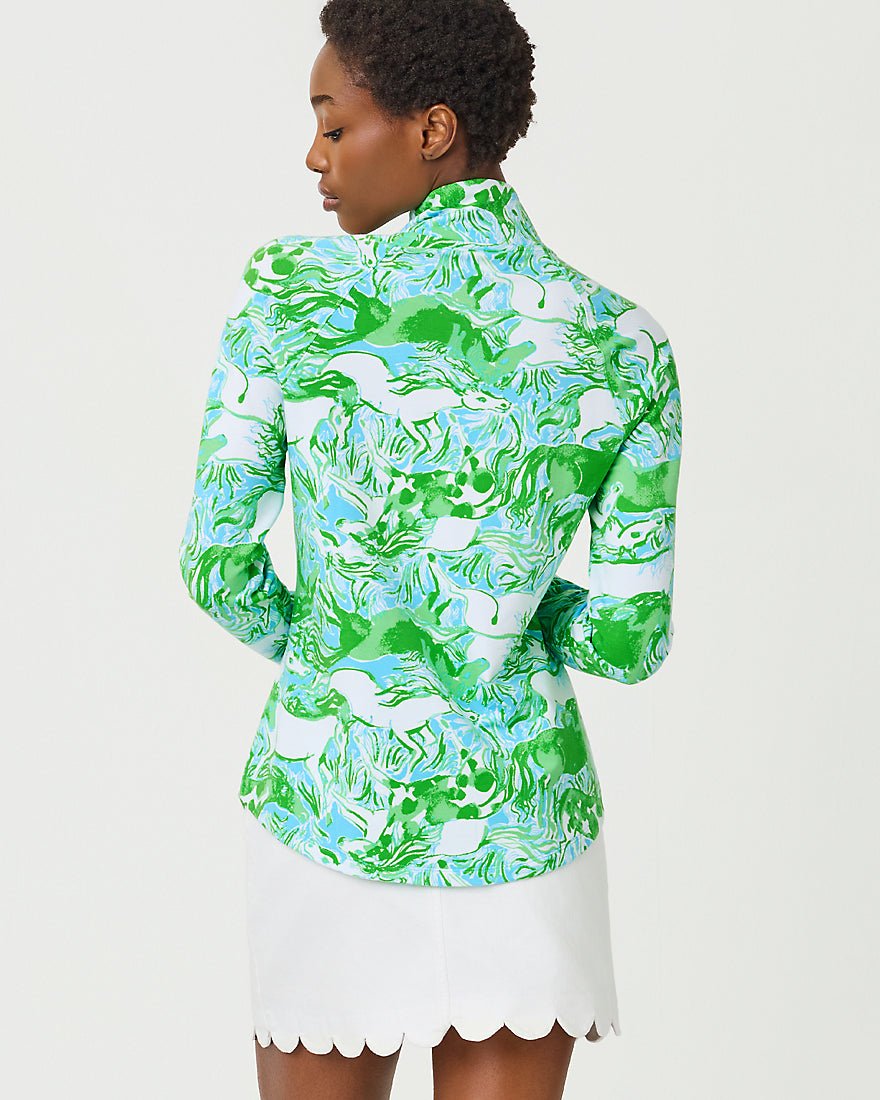 Lilly Pulitzer - Upf 50 Plus Skipper Popover - Capri Blue Galloping Gals