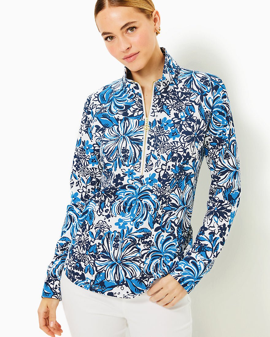 Upf 50 Plus Skipper Popover - Low Tide Navy Pandarama - 1