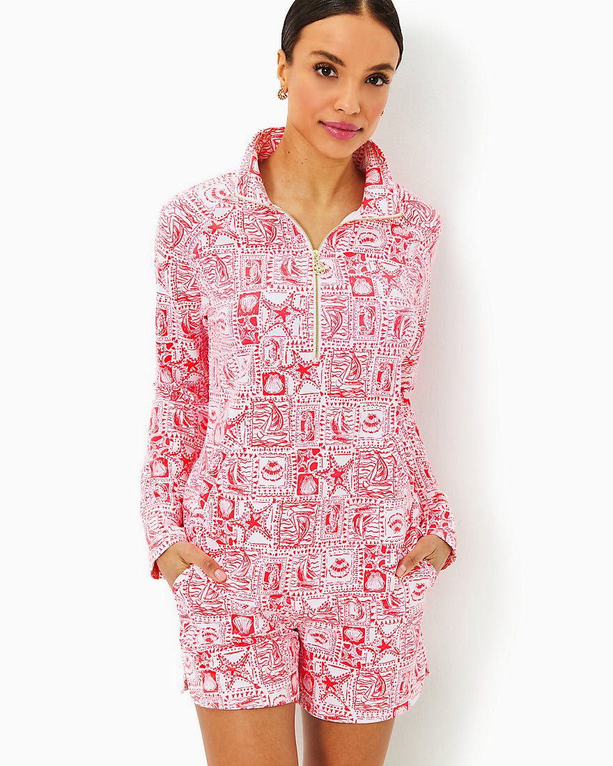 Upf 50 Plus Skipper Popover - Mizner Red Seaside Harbour - 5